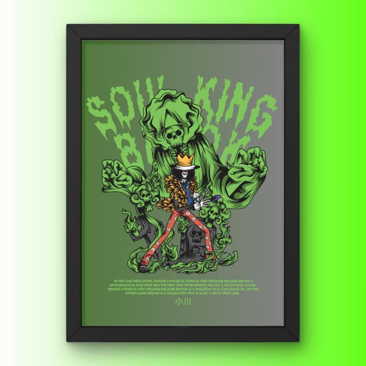 Brook The Soul King Poster Framed One Piece