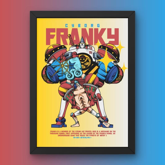 Cyborg Franky Poster Framed One Piece