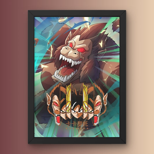 Goku Ape Form Framed Poster from Dragon Ball