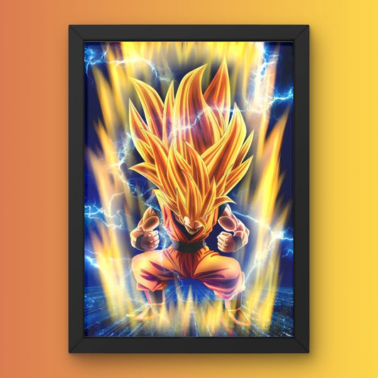 Goku Super Saiyan 3 Framed Poster from Dragon Ball