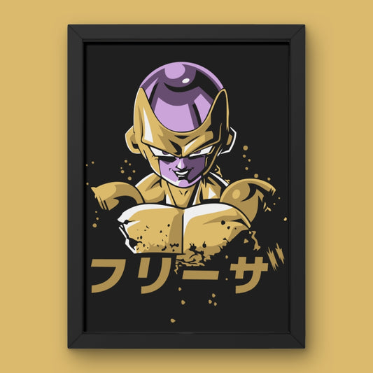 Golden Freeza Framed Poster from Dragon Ball
