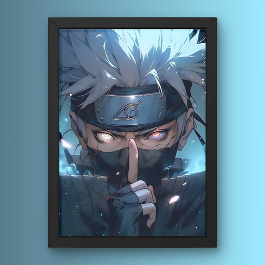 Kakashi The Copy Ninja  Framed Poster from Naruto Anime