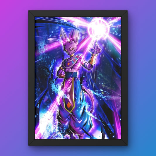 Lord Beerus Framed Poster from Dragon Ball