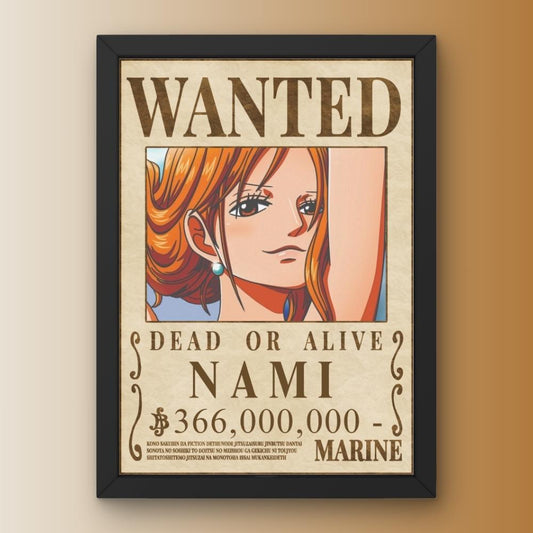 NAMI - Wanted Bounty Poster
