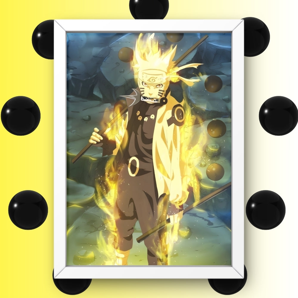 Naruto Uzumaki Sage of The Six Paths Framed Poster from Naruto