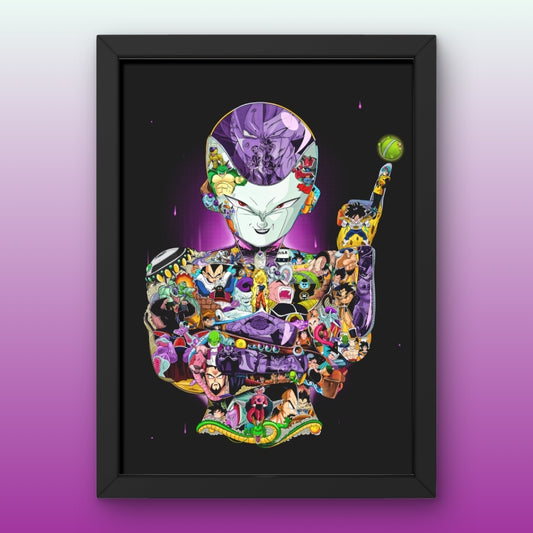 Scenes of Freeza Framed Poster from Dragon Ball