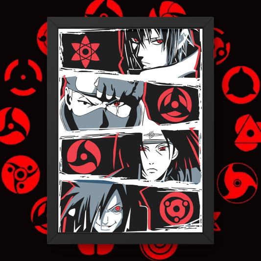 Sharingans Framed Poster from Naruto