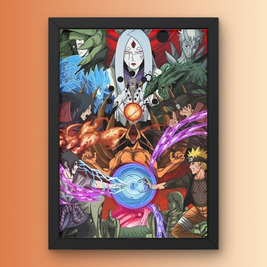 The Tales of Naruto Uzumaki Framed Poster from Naruto Anime