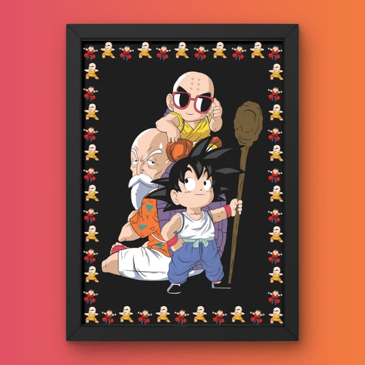 The Training Trio Framed Poster from Dragon Ball